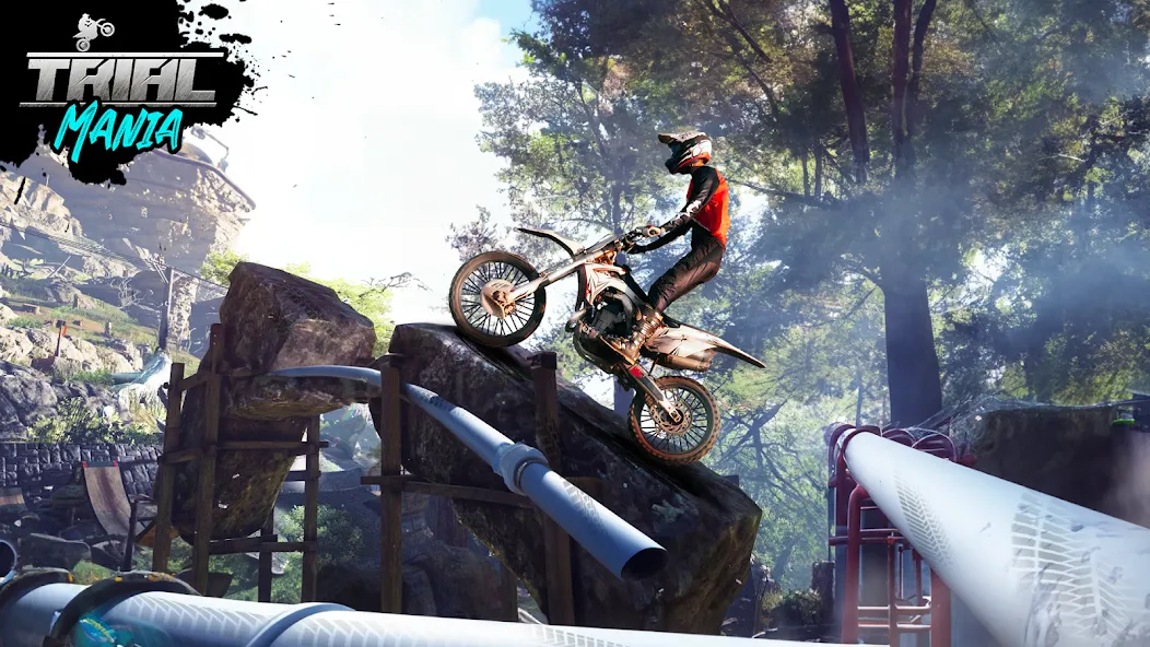 Trial Mania: Dirt Bike Games (Трайал Мания)  [МОД Бесконечные деньги] Screenshot 5