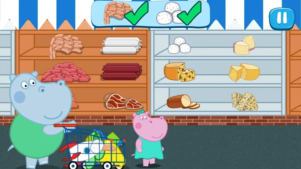 Kids Supermarket: Shopping  [МОД Бесконечные монеты] Screenshot 3