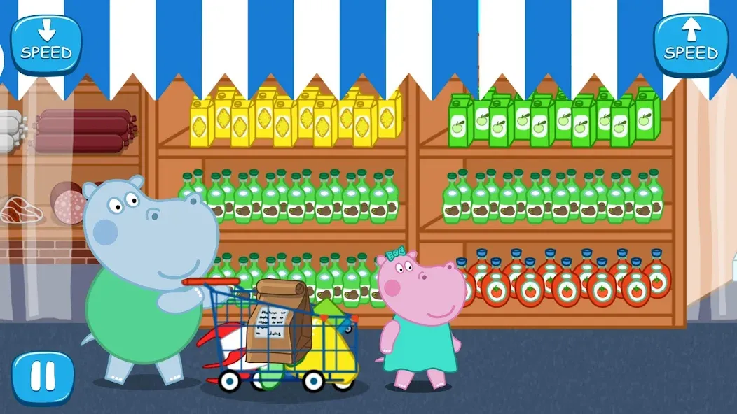 Kids Supermarket: Shopping  [МОД Бесконечные монеты] Screenshot 5