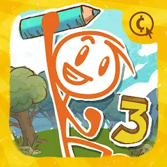 Взломанная Draw a Stickman: EPIC 3 (Нарисуй палочного человечка)  [МОД Много монет] - полная версия apk на Андроид