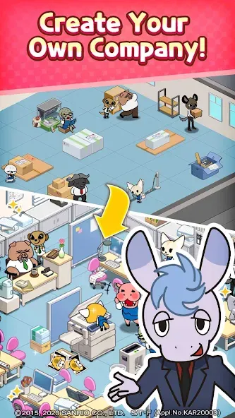 Aggretsuko : Match 3 Puzzle (Аггретсуко)  [МОД Много денег] Screenshot 3