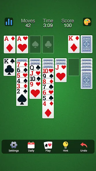 Classic Solitaire - Klondike (Солитер Клондайк Классик)  [МОД Unlimited Money] Screenshot 5