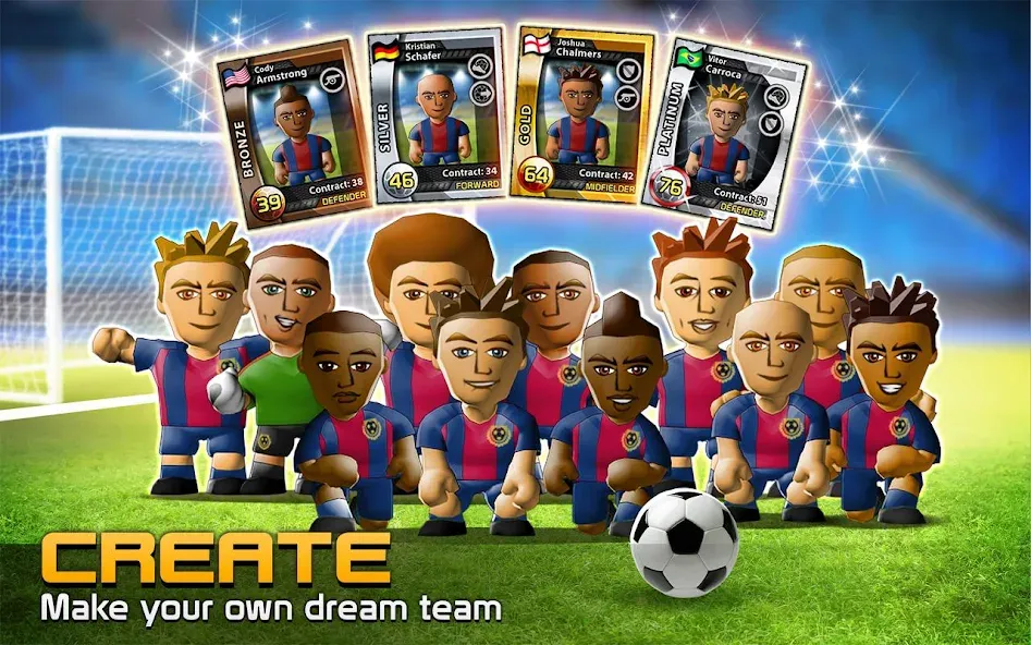 BIG WIN Soccer: World Football (БИГ ВИН Соккер)  [МОД Mega Pack] Screenshot 2