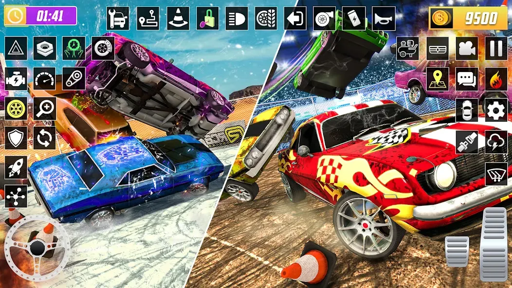 X Demolition Derby : Car Games  [МОД Menu] Screenshot 5