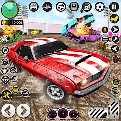 Взломанная X Demolition Derby : Car Games  [МОД Menu] - стабильная версия apk на Андроид