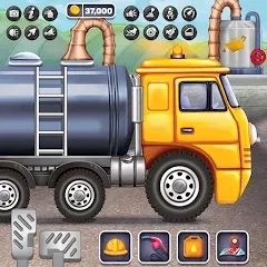 Взлом Oil Tanker Truck Games  [МОД Бесконечные монеты] - полная версия apk на Андроид