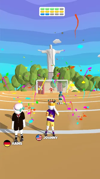 Goal Party - Soccer Freekick (Гоал Парти)  [МОД Много денег] Screenshot 1