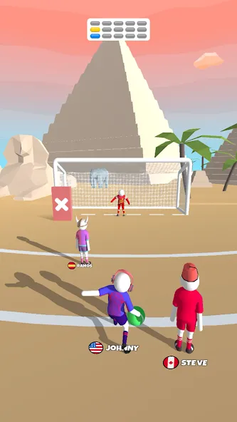 Goal Party - Soccer Freekick (Гоал Парти)  [МОД Много денег] Screenshot 3