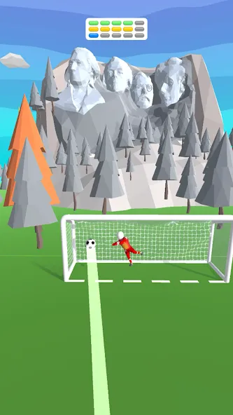 Goal Party - Soccer Freekick (Гоал Парти)  [МОД Много денег] Screenshot 5