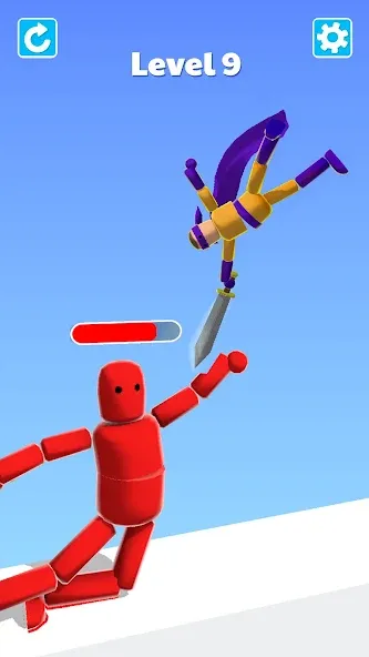 Ragdoll ninja: Imposter hero (Рагдолл Ниндзя)  [МОД Бесконечные монеты] Screenshot 1