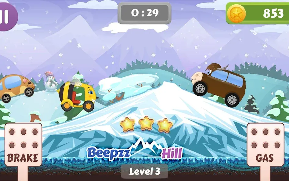 Car Racing game for toddlers  [МОД Все открыто] Screenshot 5