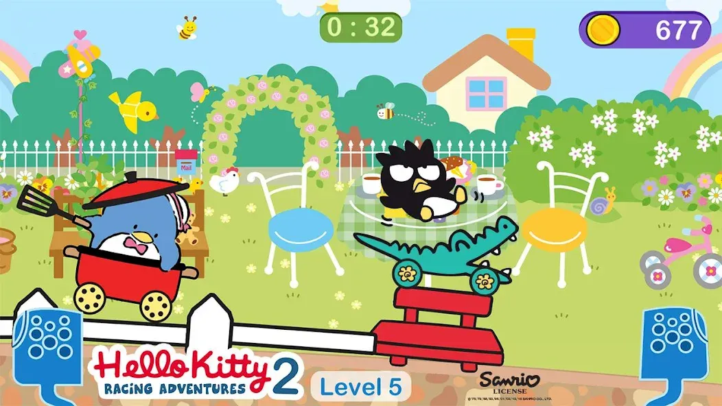 Hello Kitty games - car game  [МОД Много монет] Screenshot 5