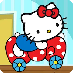 Взломанная Hello Kitty games - car game  [МОД Много монет] - полная версия apk на Андроид