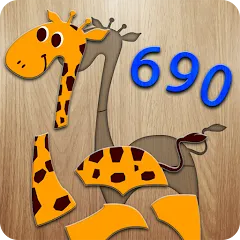 Скачать взлом 690 Puzzles for preschool kids  [МОД Много денег] - полная версия apk на Андроид