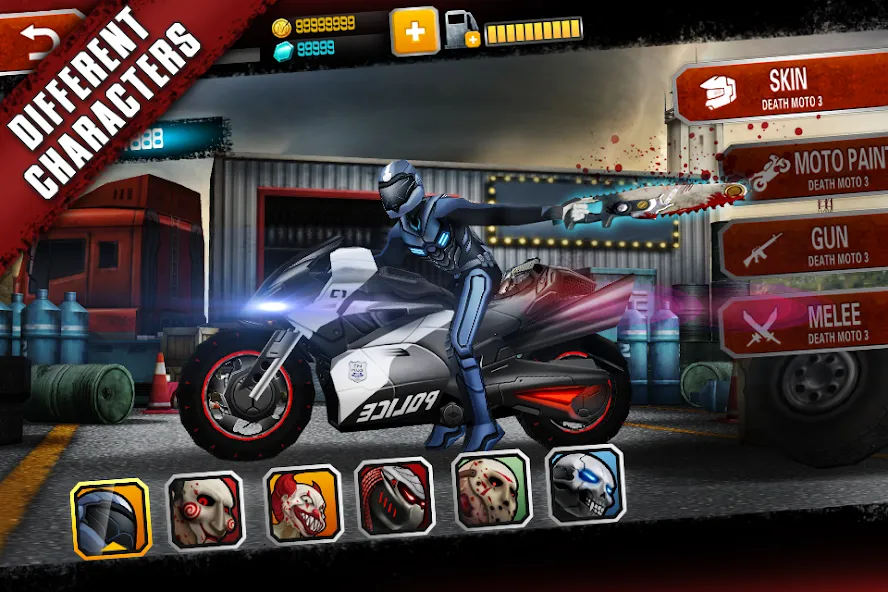 Death Moto 3 : Fighting  Rider (дет мото 3)  [МОД Mega Pack] Screenshot 5