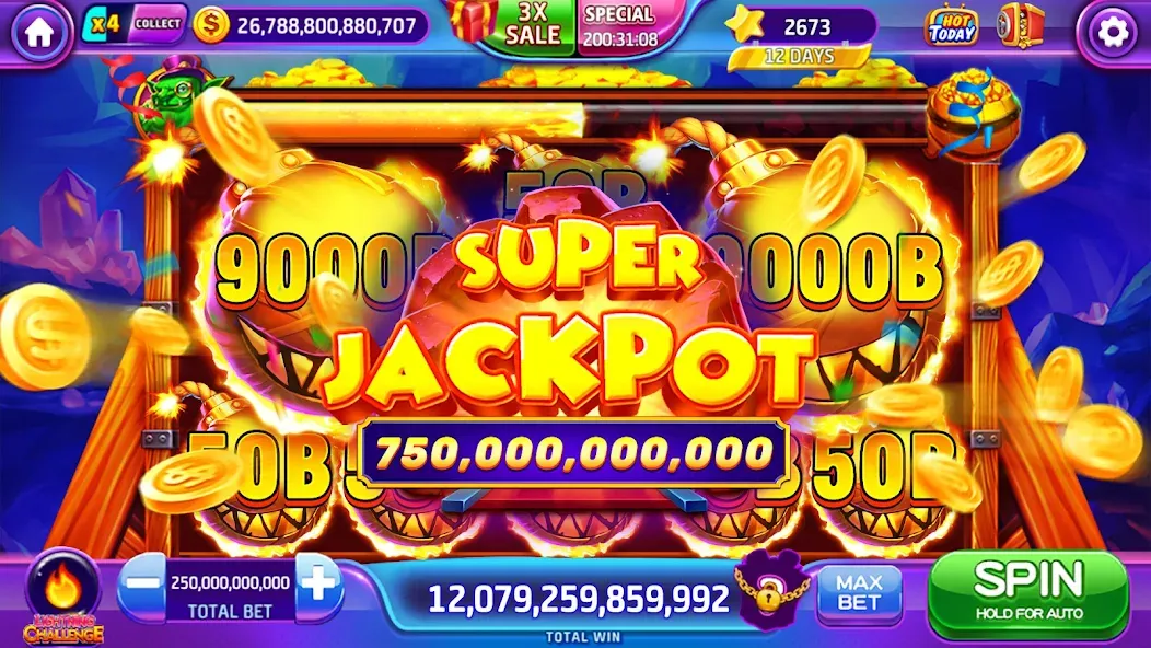 Lava Slots - Casino Games (Лава Слотс)  [МОД Unlimited Money] Screenshot 4