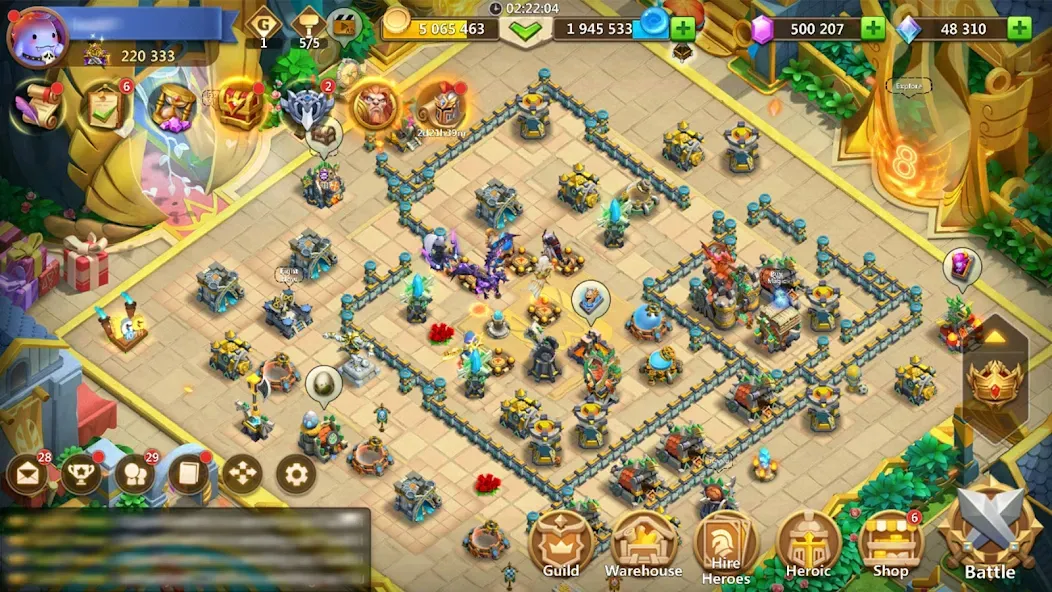 Castle Clash: World Ruler (Кастл Клаш)  [МОД Menu] Screenshot 1