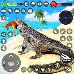 Взломанная Crocodile Games: Animal Games  [МОД Unlocked] - стабильная версия apk на Андроид