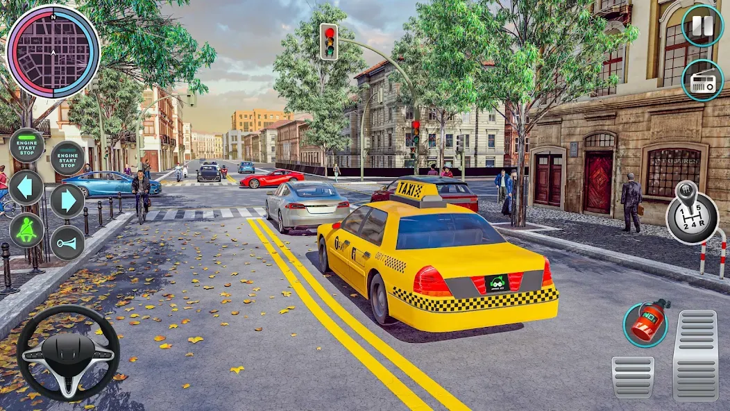 City Taxi Driving: Taxi Games  [МОД Все открыто] Screenshot 5