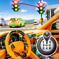 Скачать взломанную Modern Car Driving School Game  [МОД Много монет] - полная версия apk на Андроид