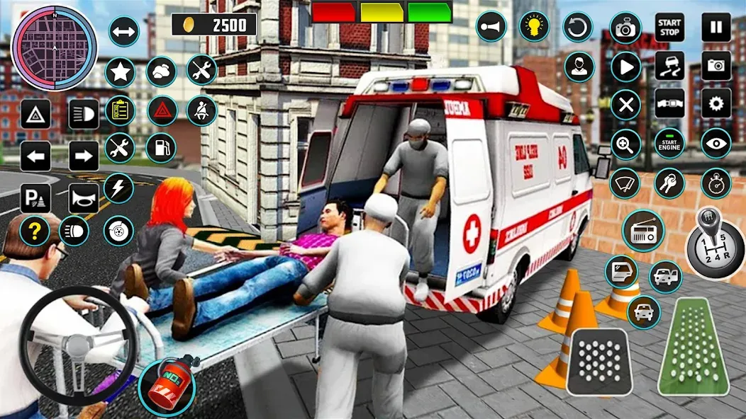 Heli Ambulance Simulator Game  [МОД Unlimited Money] Screenshot 5