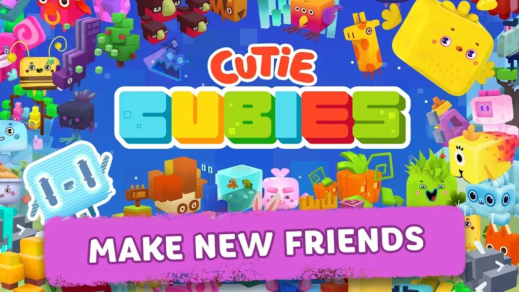 Cutie Cubies  [МОД Бесконечные деньги] Screenshot 2