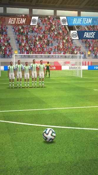 Strike Football Game FreeKick  [МОД Бесконечные деньги] Screenshot 2