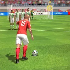 Скачать взлом Strike Football Game FreeKick  [МОД Бесконечные деньги] - полная версия apk на Андроид