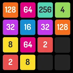 Скачать взлом X2 Blocks - 2048 Number Game (Блоки)  [МОД Много монет] - стабильная версия apk на Андроид