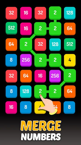 2248 - Numbers Game 2048 (Пазл)  [МОД Бесконечные монеты] Screenshot 1