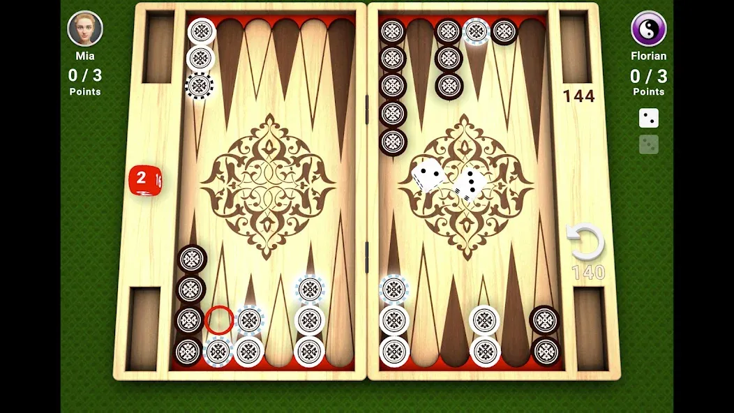 Backgammon -  Board Game  [МОД Menu] Screenshot 5