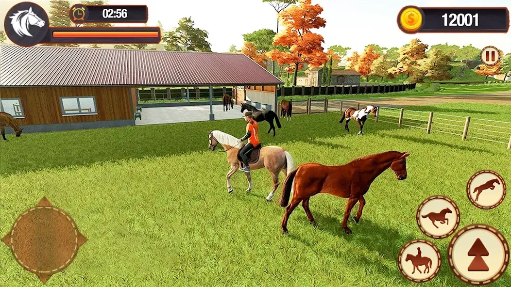 My Horse Herd Care Simulator (Мой симулятор ухода за стадом лошадей)  [МОД Unlimited Money] Screenshot 1