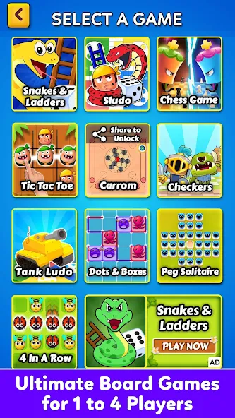 Family Board Games Offline  [МОД Меню] Screenshot 1