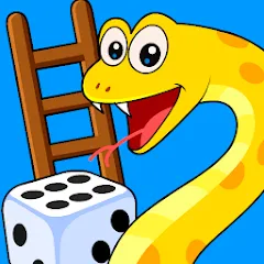 Скачать взломанную Snake and Ladder Games  [МОД Все открыто] - полная версия apk на Андроид