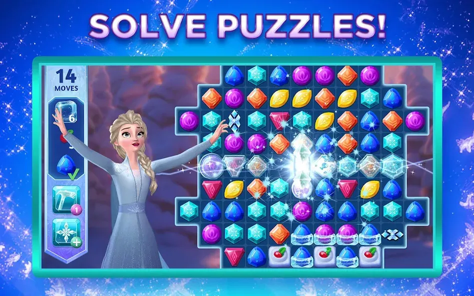 Disney Frozen Adventures (Дисней)  [МОД Много монет] Screenshot 1