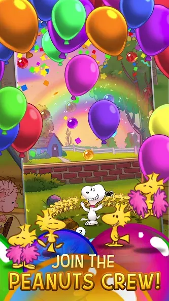 Bubble Shooter - Snoopy POP! (Бабл шутер)  [МОД Много денег] Screenshot 5