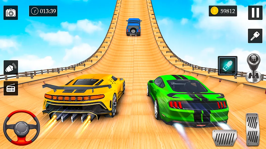 Ramp Car Stunt Racing Game (Крейзи Кар Стантс)  [МОД Menu] Screenshot 2