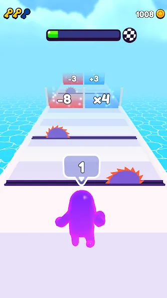 Join Blob Clash 3D: Mob Runner (Джойн Блоб Клаш 3D)  [МОД Menu] Screenshot 1