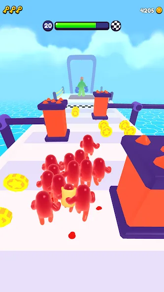 Join Blob Clash 3D: Mob Runner (Джойн Блоб Клаш 3D)  [МОД Menu] Screenshot 4