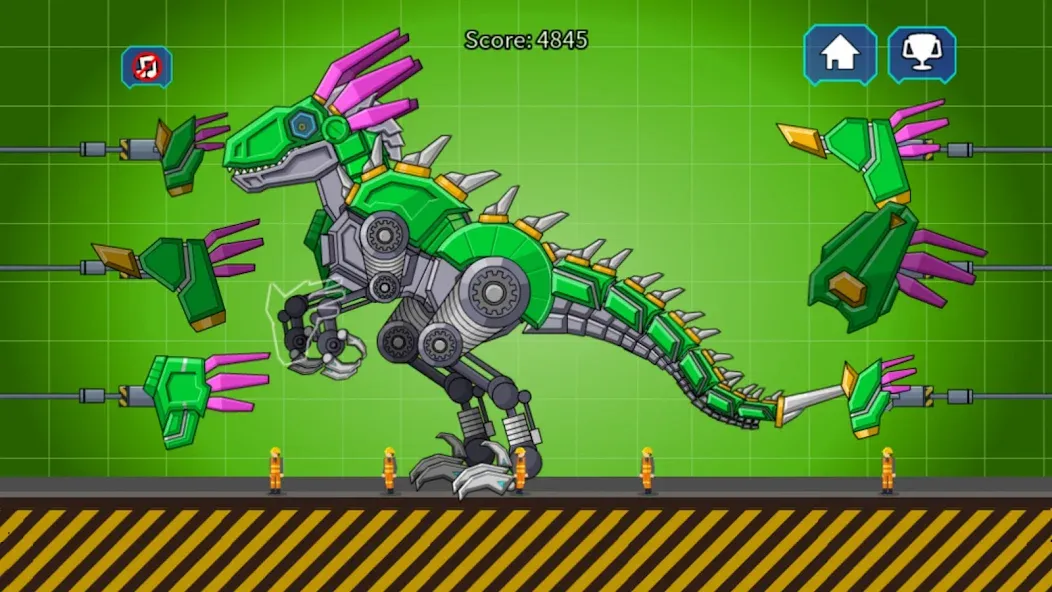 Velociraptor Rex Dino Robot (Велоцираптор Рекс Дино Робот)  [МОД Много монет] Screenshot 5