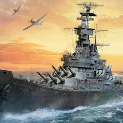 Взломанная WARSHIP BATTLE:3D World War II  [МОД Unlocked] - последняя версия apk на Андроид