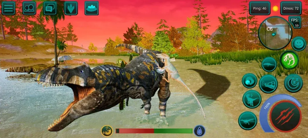 The Cursed Dinosaur Isle: Game  [МОД Бесконечные монеты] Screenshot 1