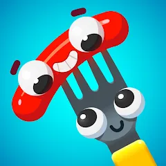 Скачать взлом Fork N Sausage (Форк энд Сосидж)  [МОД Mega Pack] - стабильная версия apk на Андроид
