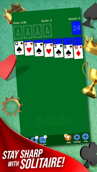 Solitaire + Card Game by Zynga  [МОД Menu] Screenshot 1