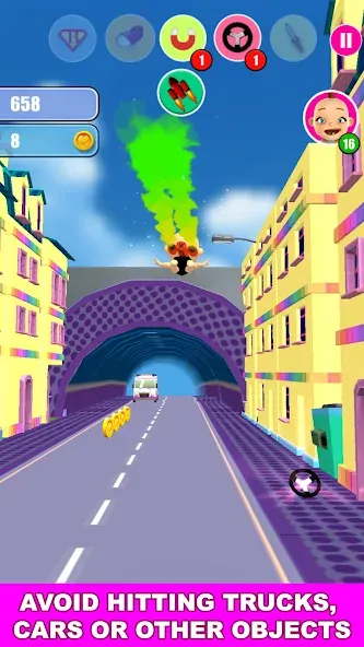 Baby Run The Babysitter Escape  [МОД Бесконечные монеты] Screenshot 2