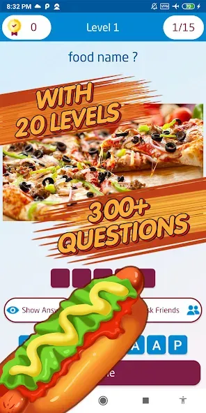 Guess food games  [МОД Все открыто] Screenshot 3