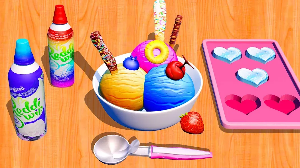 Ice Cream Games: Rainbow Maker (Айс Крем Геймс)  [МОД Mega Pack] Screenshot 1