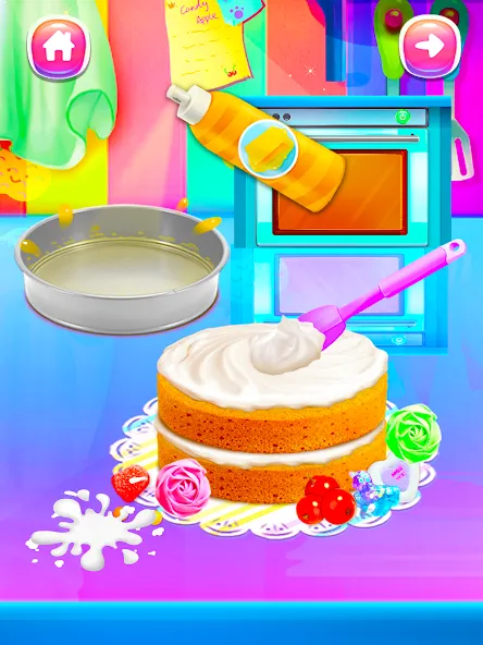 Girl Games: Unicorn Cooking  [МОД Бесконечные монеты] Screenshot 1