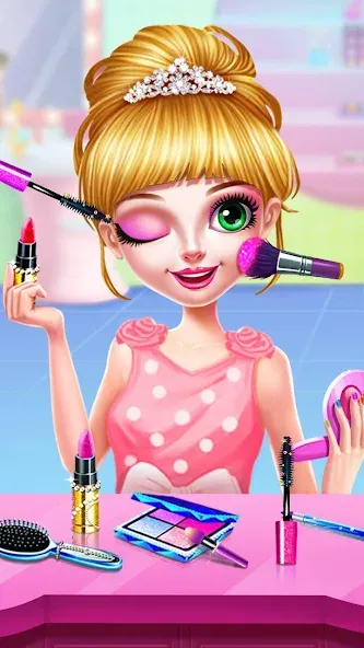 Princess Makeup Salon  [МОД Много монет] Screenshot 2