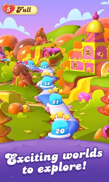 Candy Crush Friends Saga (Кенди Краш Френдс Сага)  [МОД Unlocked] Screenshot 4